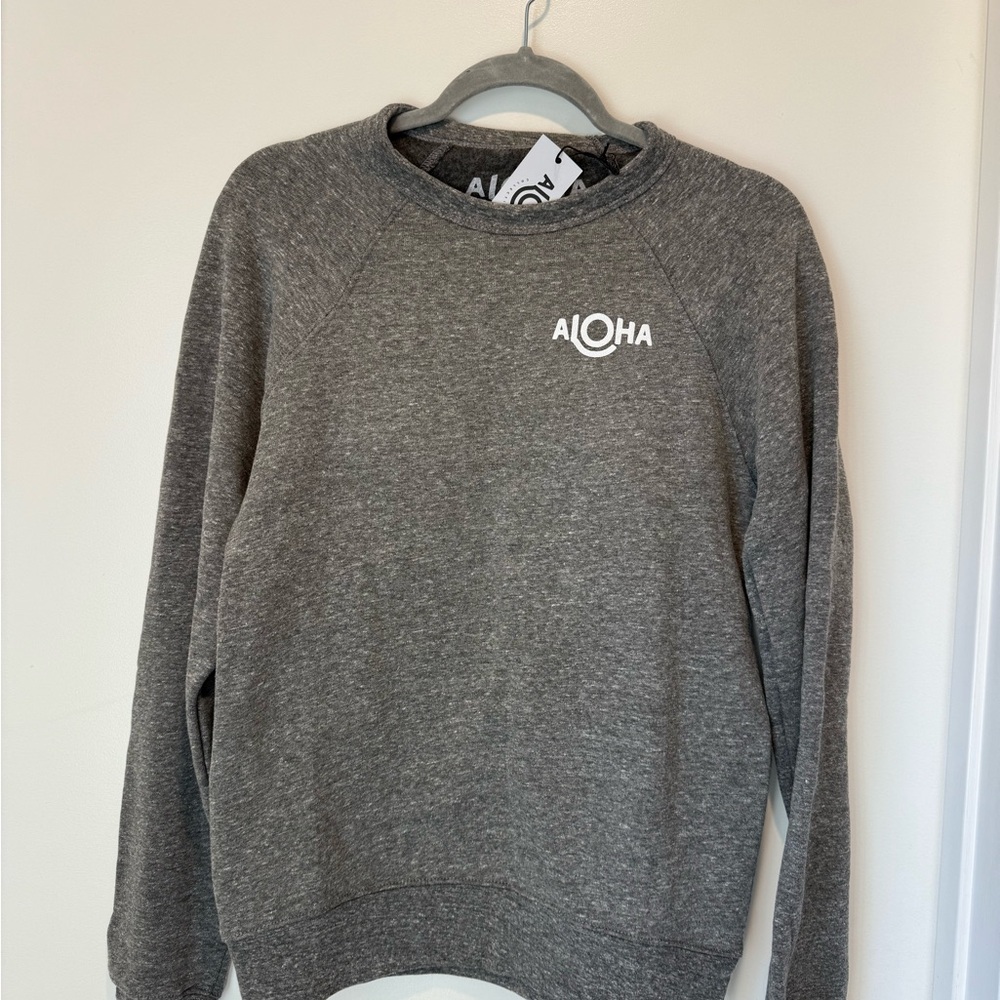 ALOHA Collection Women's Gray Heather Crewneck Sweatshirt